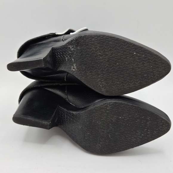 Michael Kors Bassey convertible black leather tall or short 3" heel boots - Picture 7 of 16